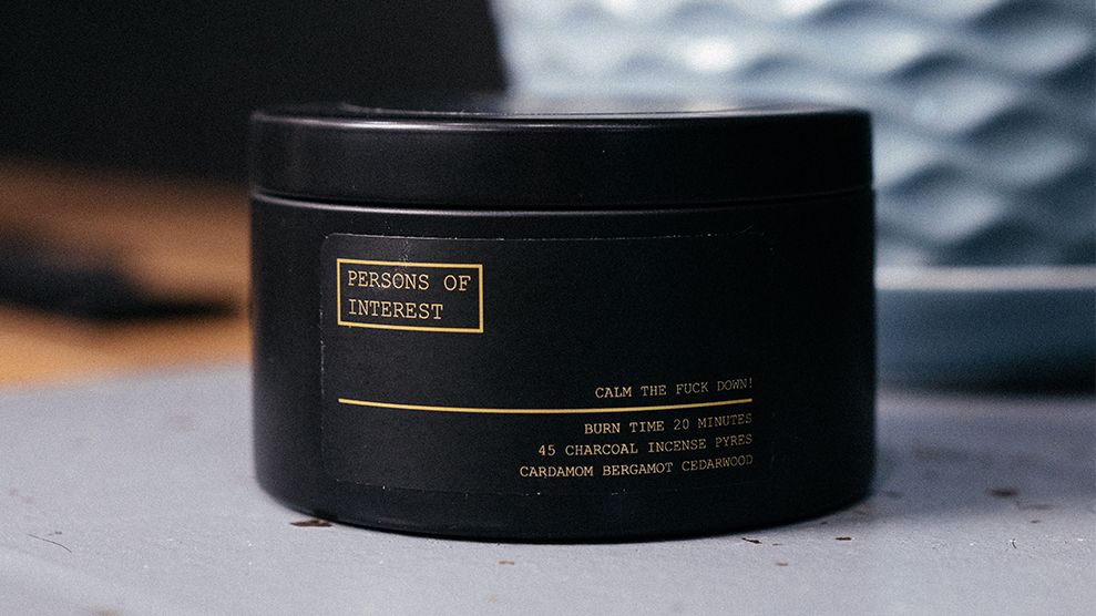 Persons of Interest 45 Charcoal Incense Pyres jar.